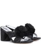 Marc Jacobs Embellished Jacquard Sandals
