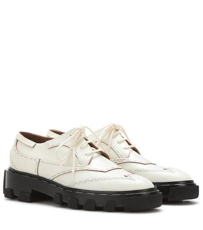 Balenciaga Leather Derby Shoes