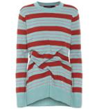 Prada Coralie Striped Cotton Sweater