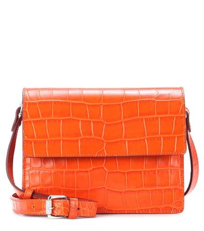 Larsson & Jennings Embossed Leather Shoulder Bag