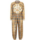 Burberry Vintage Check Silk Jumpsuit