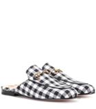 Gucci Princetown Check Slippers
