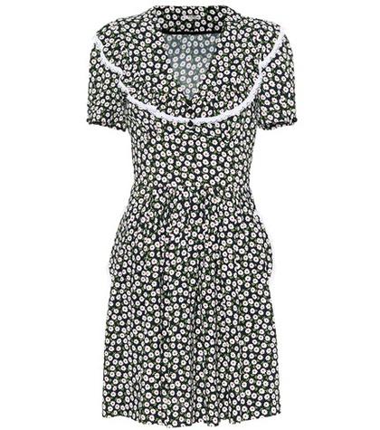 Miu Miu Floral-printed Dress