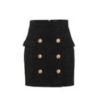 Balmain Wool-blend Miniskirt