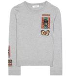 Valentino Beaded Cotton Sweatshirt