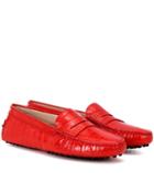 Roger Vivier Gommino Embossed Leather Loafers