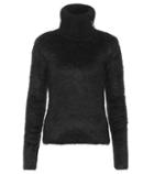 Saint Laurent Mohair And Wool-blend Turtleneck Sweater