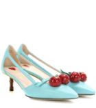 Gucci Cherry Patent Leather Pumps