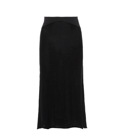 Miu Miu Cashmere Midi Skirt