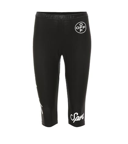 Off-white Logo Cropped Leggings