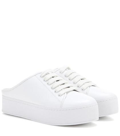 Repetto Cici Slide Leather Sneakers
