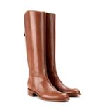 Loro Piana Wellington Leather Knee Boots