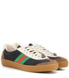 Gucci Leather And Suede Sneakers