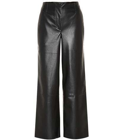 Linda Farrow Africa Faux Leather Pants