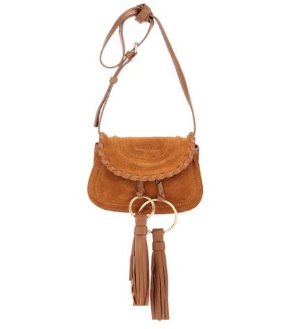 See By Chlo Polly Mini Suede Crossbody Bag