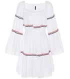 Lisa Marie Fernandez Short Peasant Eyelet Dress