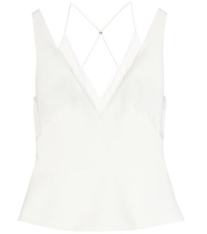 Roland Mouret Gresham Crêpe Top