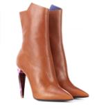 Linda Farrow Freja 105 Leather Ankle Boots