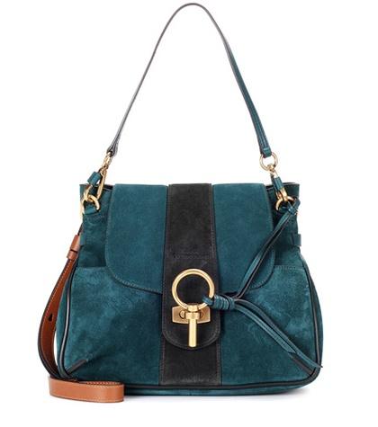 Chlo Lexa Small Suede Crossbody Bag
