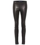 Polo Ralph Lauren Cropped Leather Leggings