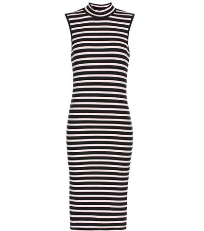 Atm Anthony Thomas Melillo Striped Sleeveless Dress
