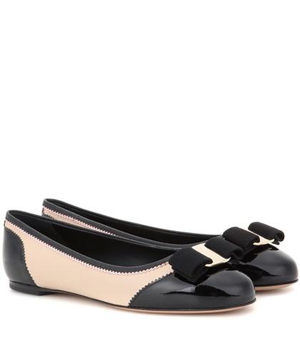 Stella Mccartney Varina Leather Ballerinas