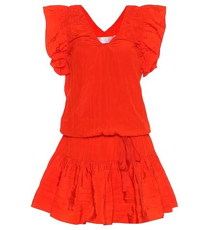 Victoria Victoria Beckham Ruffled V-neck Dress