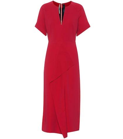 Roland Mouret Tresta Stretch Crêpe Midi Dress