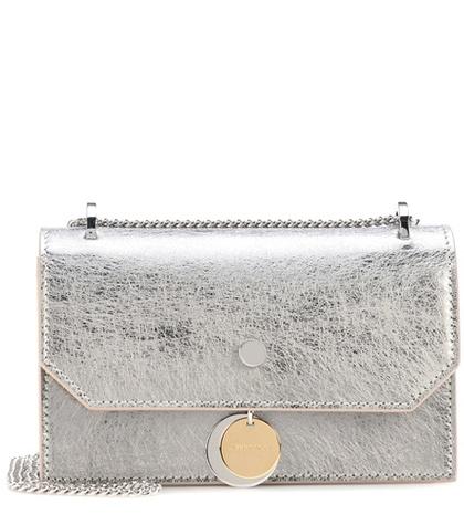 Tory Burch Finley Metallic Leather Shoulder Bag