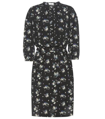 Closed Floral Printed Dress