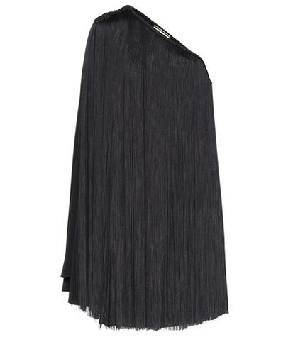 Miu Miu Fringed One-shoulder Minidress