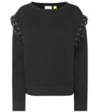Moncler Genius X Noir Cotton-blend Sweatshirt