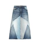 Current/elliott The Patchwork Denim Skirt