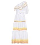 Lisa Marie Fernandez Arden Off-the-shoulder Linen Dress
