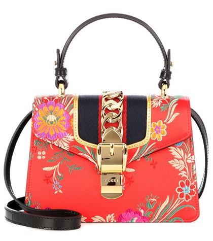 Gucci Sylvie Mini Satin Shoulder Bag