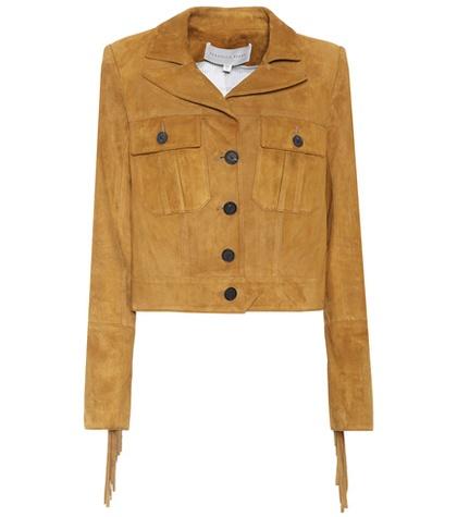 Equipment Reed Fringed Suede Jacket