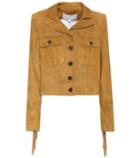 Equipment Reed Fringed Suede Jacket