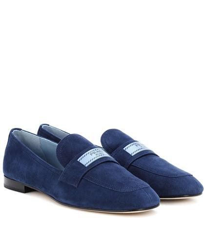 Off-white Suede Loafers