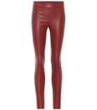 Norma Kamali Leather Trousers