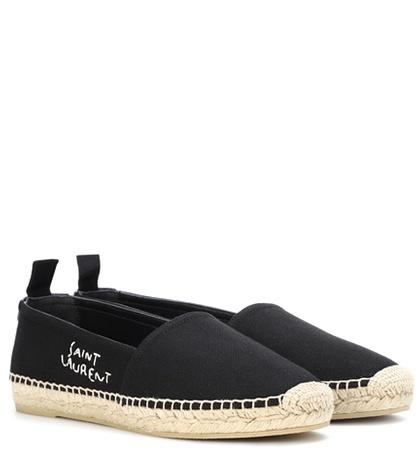 Rupert Sanderson Embroidered Cotton Espadrilles