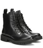 Valentino Garavani Valentino Garavani Vlogo Leather Ankle Boots