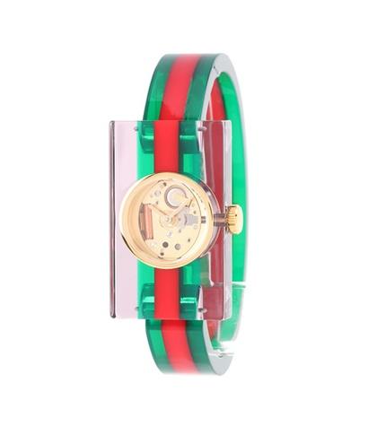 Gucci Embellished Plexiglass® Watch