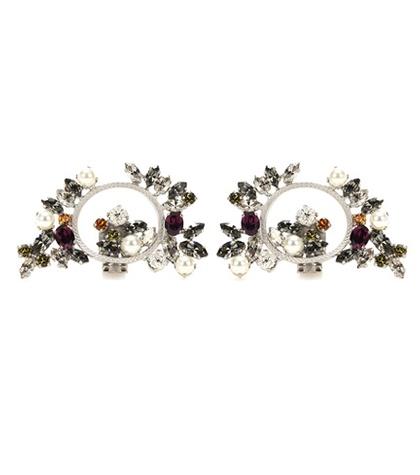 Jimmy Choo Adelle Crystal-embellished Shoe Clips