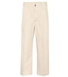 Marc Jacobs Striped Cropped Cotton Pants