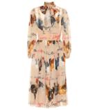 Dolce & Gabbana Printed Silk Chiffon Dress