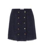 Thom Browne Donegal Wool And Mohair Miniskirt