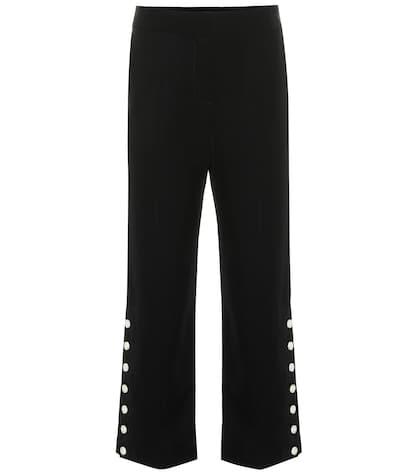 Rag & Bone Tia High-rise Twill Wide-leg Pants