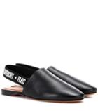 Givenchy Leather Slingback Slippers