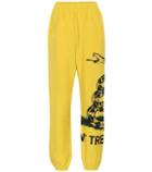 Aquazzura Printed Cotton Trackpants
