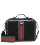 Gucci Ophidia Suede And Leather Shoulder Bag